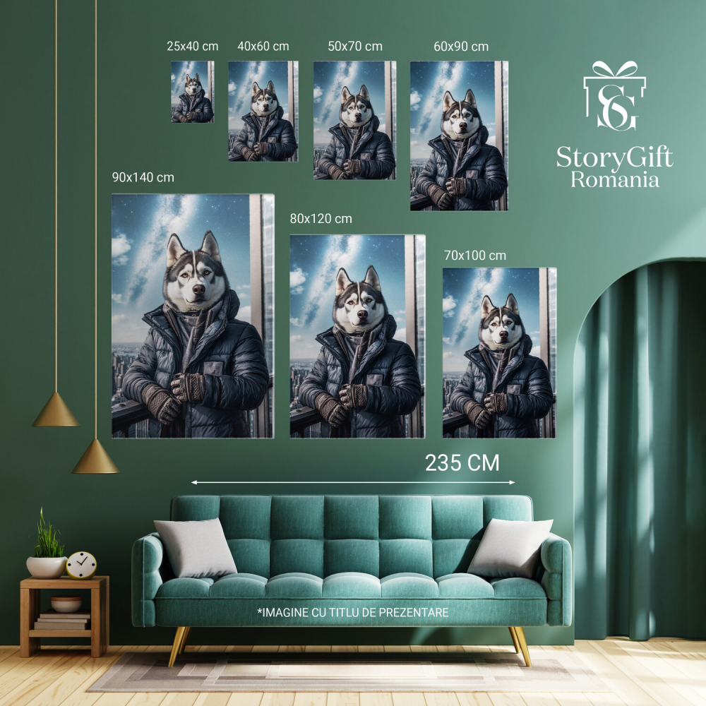 Tablou Canvas Ținută Stradală, Cer Strălucitor, Oraș
Marime 120x80CM [6]