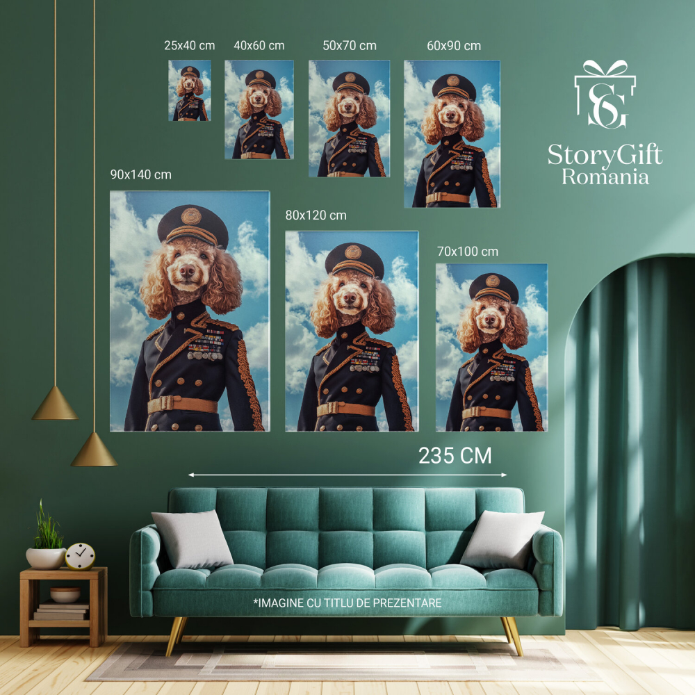 Tablou Canvas Personalizat Colonel De ArmataMarime 90x60CM [6]