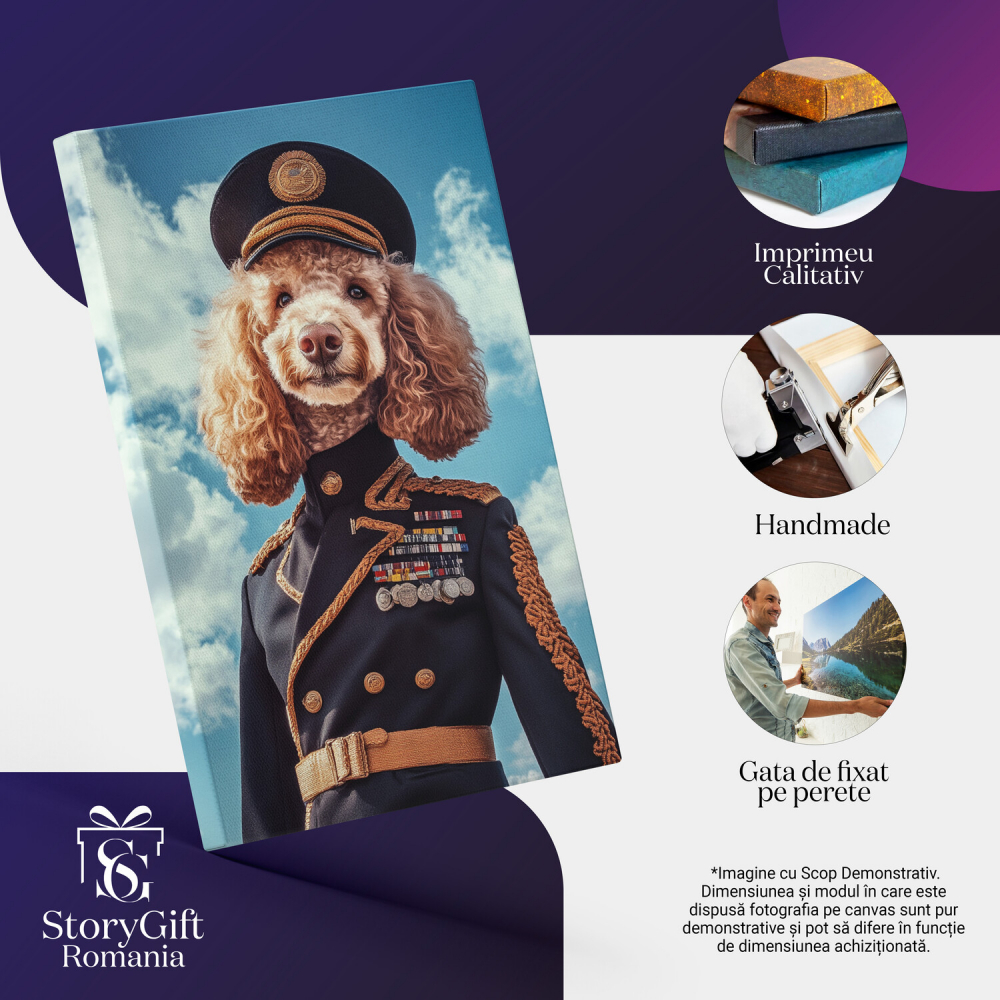 Tablou Canvas Personalizat Colonel De ArmataMarime 90x60CM [4]