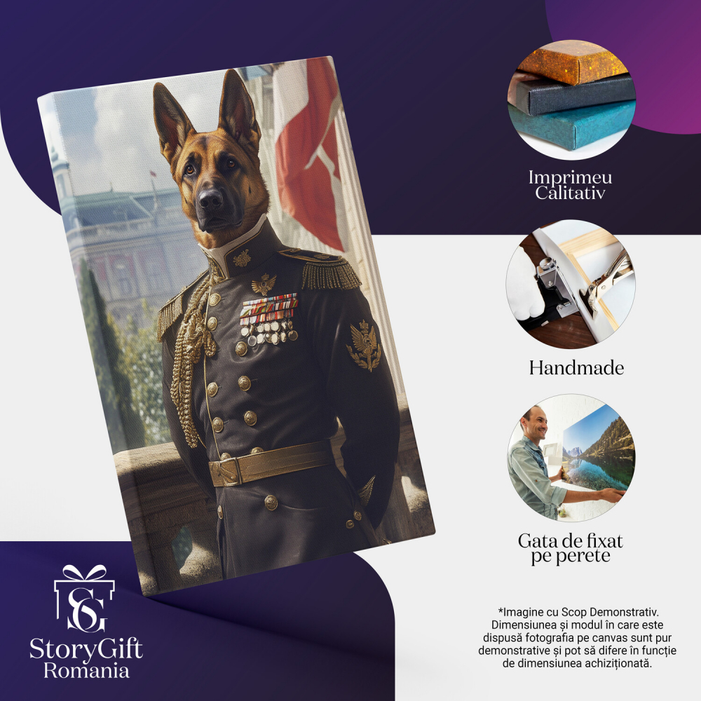 Tablou Canvas Personalizat Colonel PrezidențialMarime 40x25CM [4]