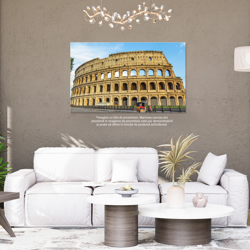 Tablou Canvas Colosseumul Mare din Roma, Italia, peisaj urban, monument istoric 70x50CM [5]