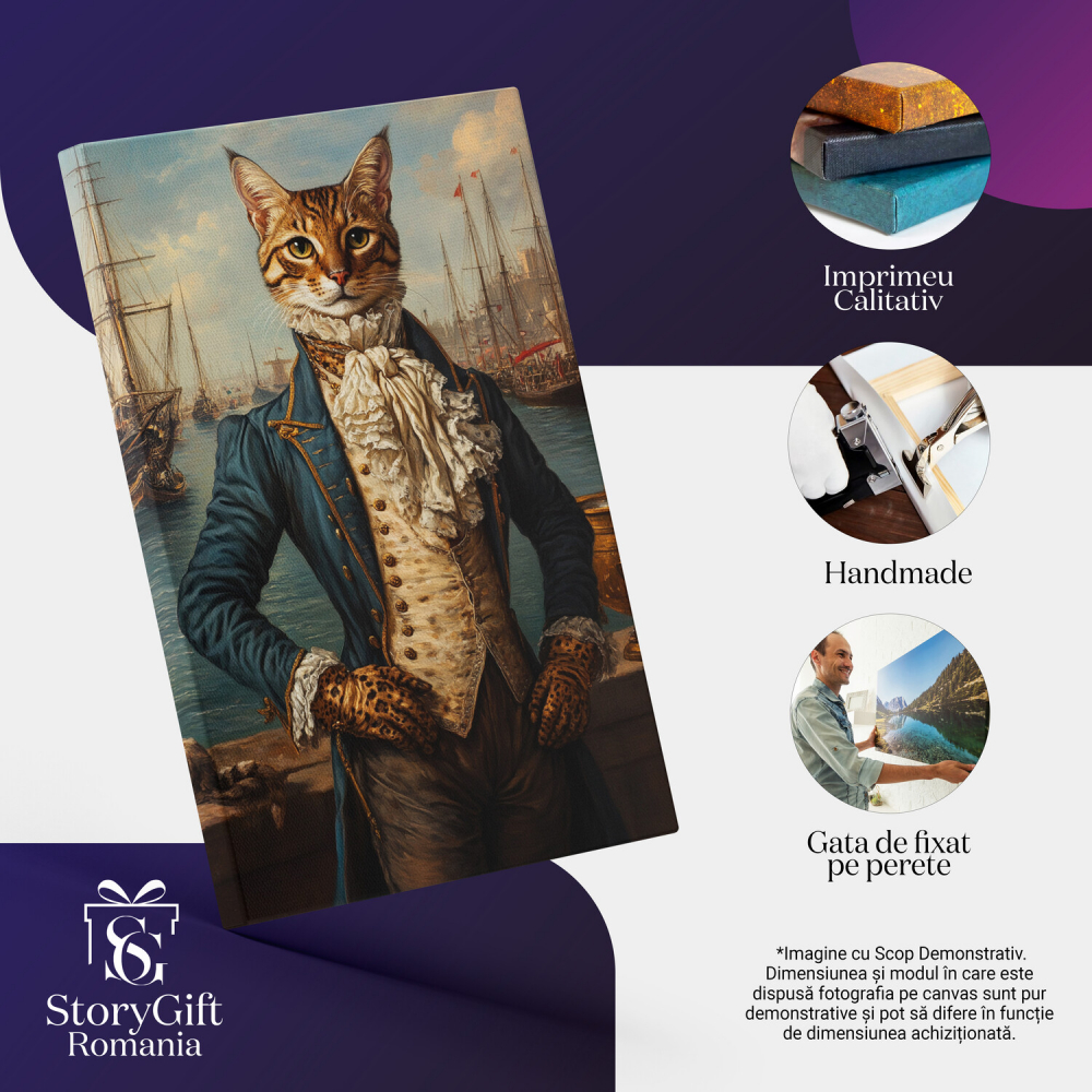  Tablou Canvas Personalizat Conte Regal Pe PontonMarime 100x70CM [4]