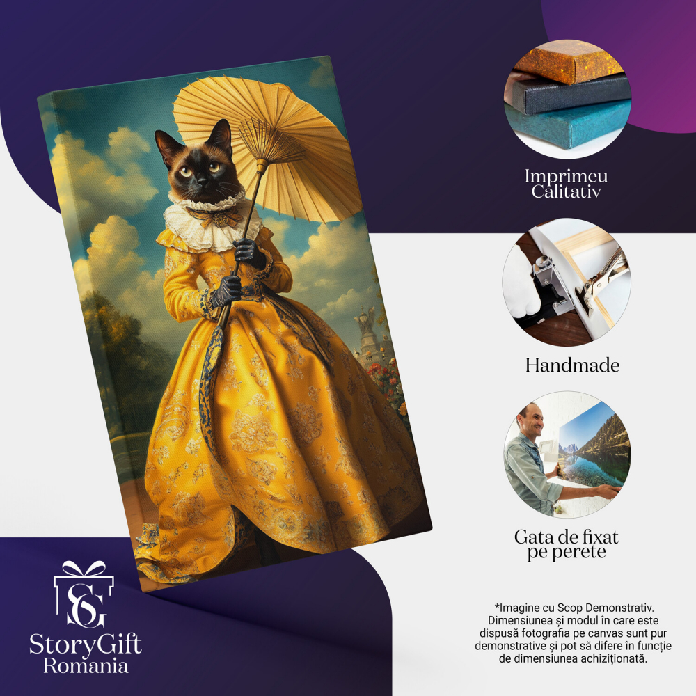  Tablou Canvas Personalizat Contesa Regală În Grădina Castelului Cu Rochie Galbenă




Marime 120x80CM [4]