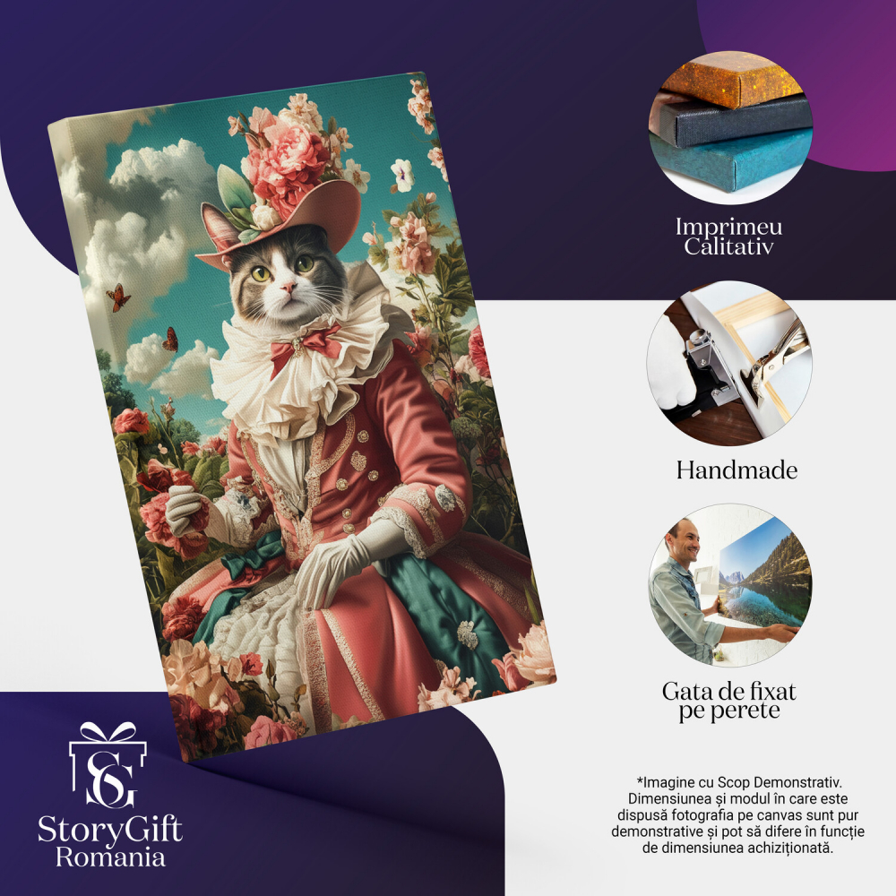 Tablou Canvas Personalizat - Animal Contesă Regală în Lan de Flori





Marime 140x90CM [4]