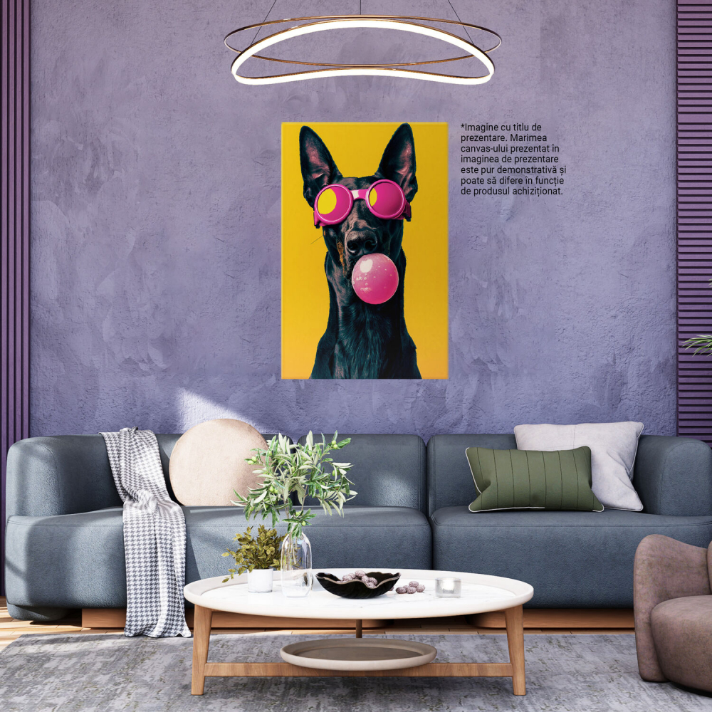 Tablou Canvas Contrastul Ciobănescului German, Marime 40x25CM [3]