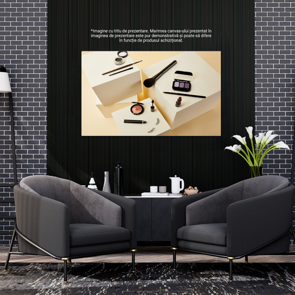 Cosmetice în Nuanțe Pale - O Odă Frumuseții, Marime 40x25CM [3]