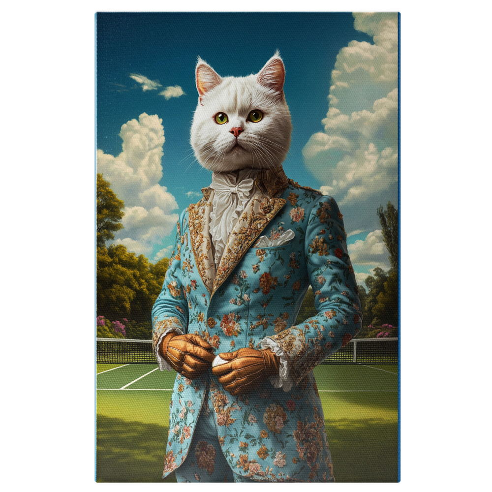 Tablou Canvas Personalizat Costum Regal pe Terenul de Tenis
Marime 90x60CM [1]