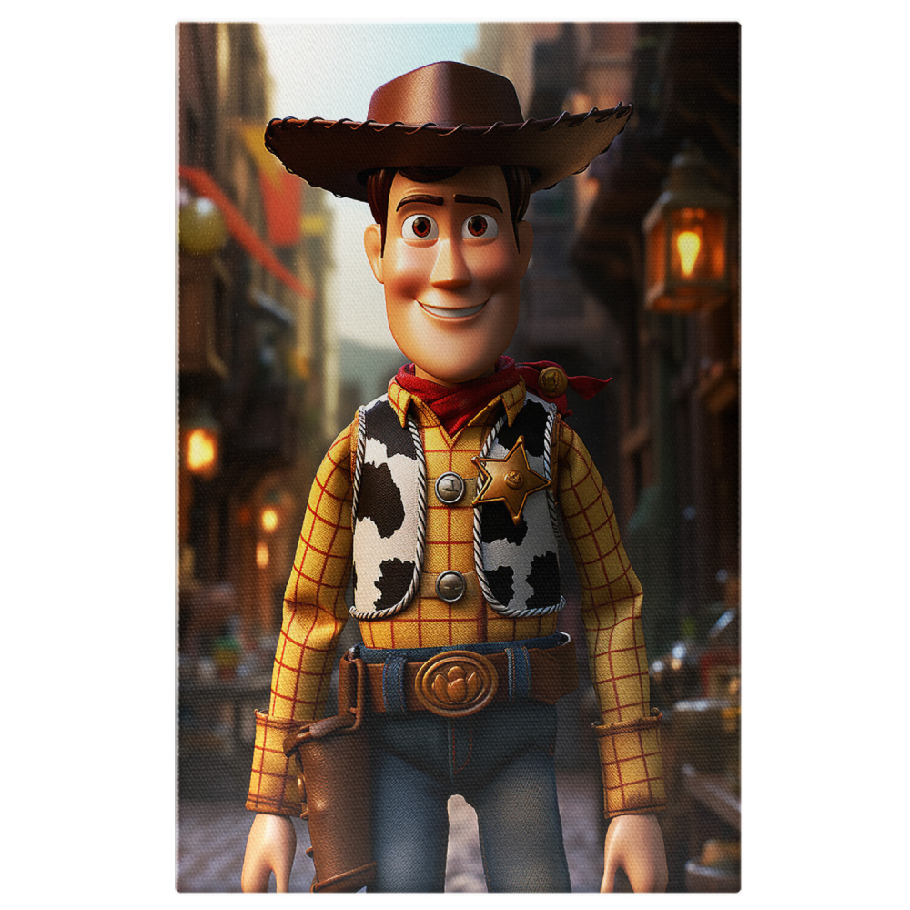 Cowboy-ul Woody din Toy Story - Pictură Digitală, Marime 40x25CM [1]