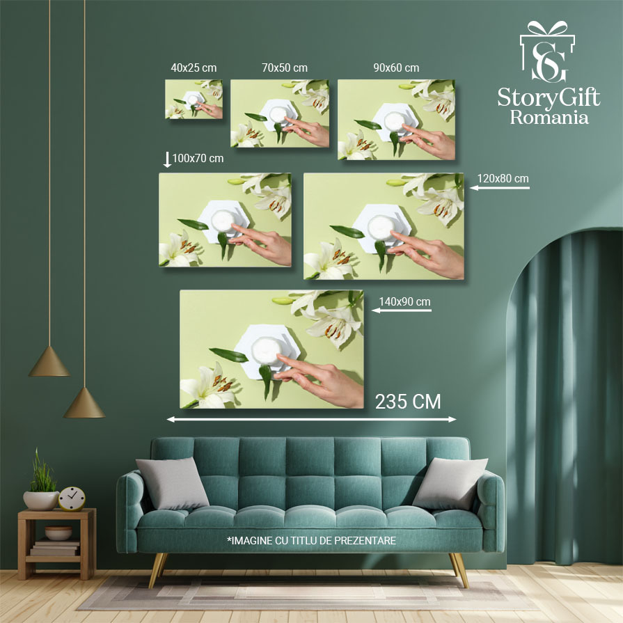 Tablou Canvas Crema de Maini cu Aroma Florara pe Fundal Luminos Ingrijire Inspirata de Natura  Imbogatesteti rutina de ingrijire cu prospetimea naturii. 40x25CM [5]