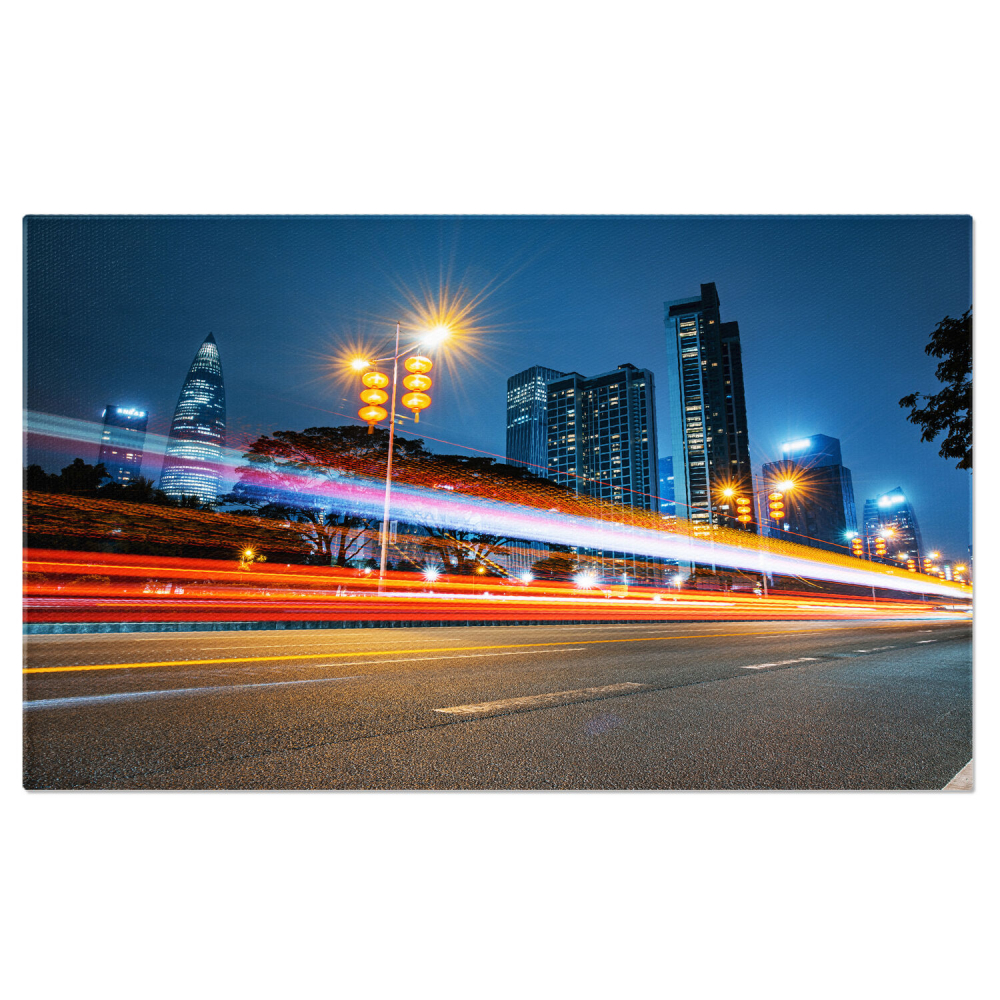 Arhitectura Urbană din China - Peisaj Dramatic în Mișcare Rapidă, Marime 40x25CM [1]