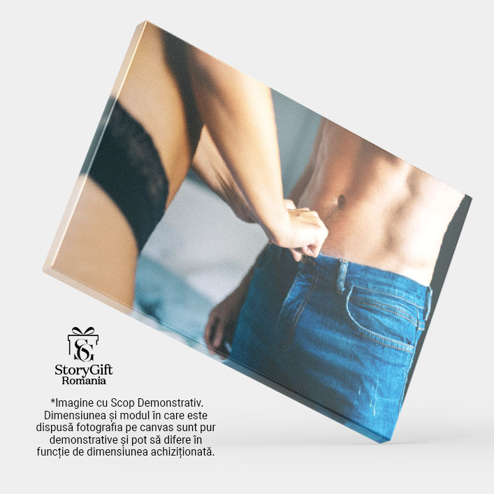 Tablou Canvas Cuplu Intr-o Atitudine Intima Cuplu, Viata Sexuala, Iubire, Pasiune, Romantism 1291 40x25CM [4]