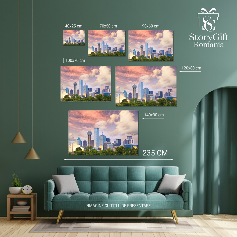 Dallas la Apus, Marime 40x25CM [4]