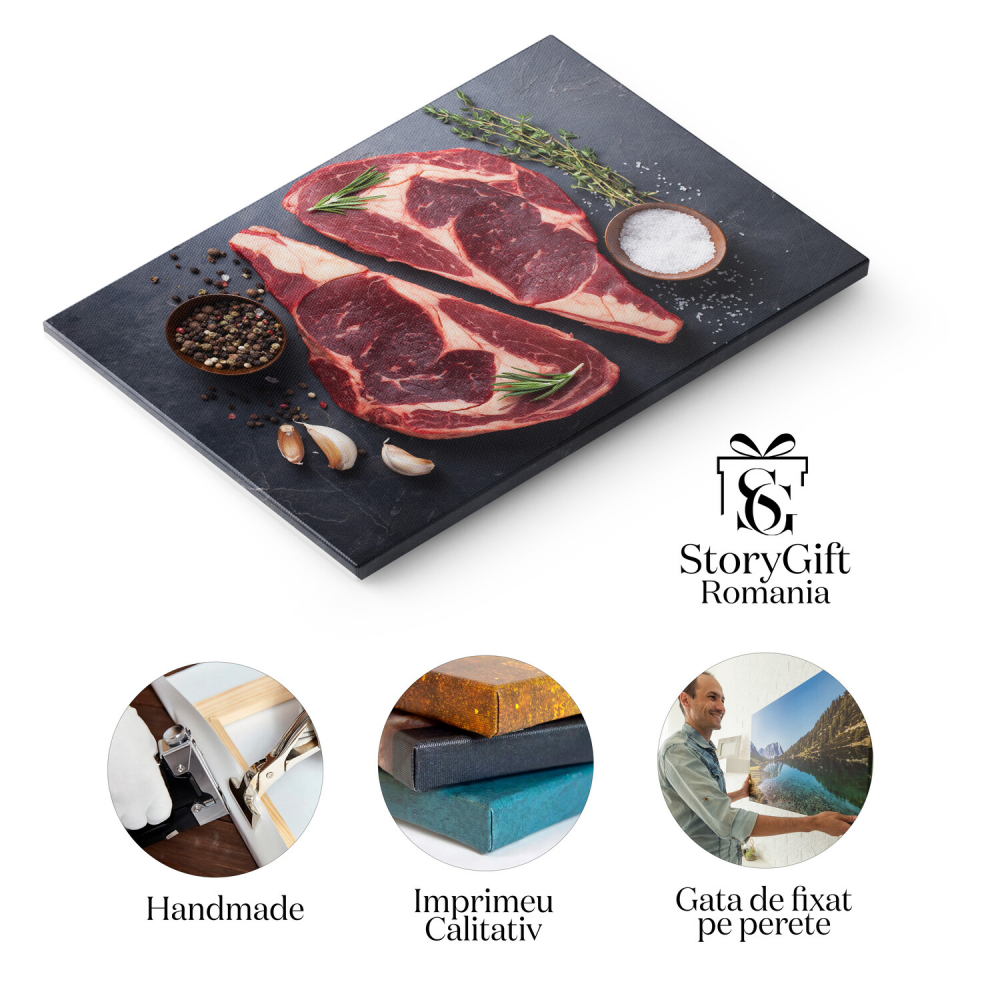 Delicii Cu Carne: Ribeye de Angus și Wagyu, Marime 40x25CM [2]