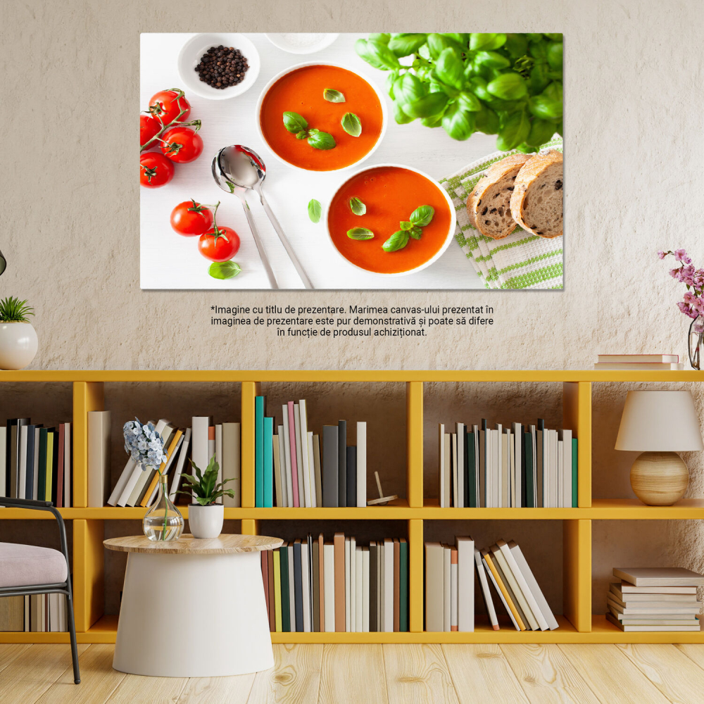 Tablou Canvas Delicii Culinare: Gustoase și Aromate Ingrediente, Marime 40x25CM [3]