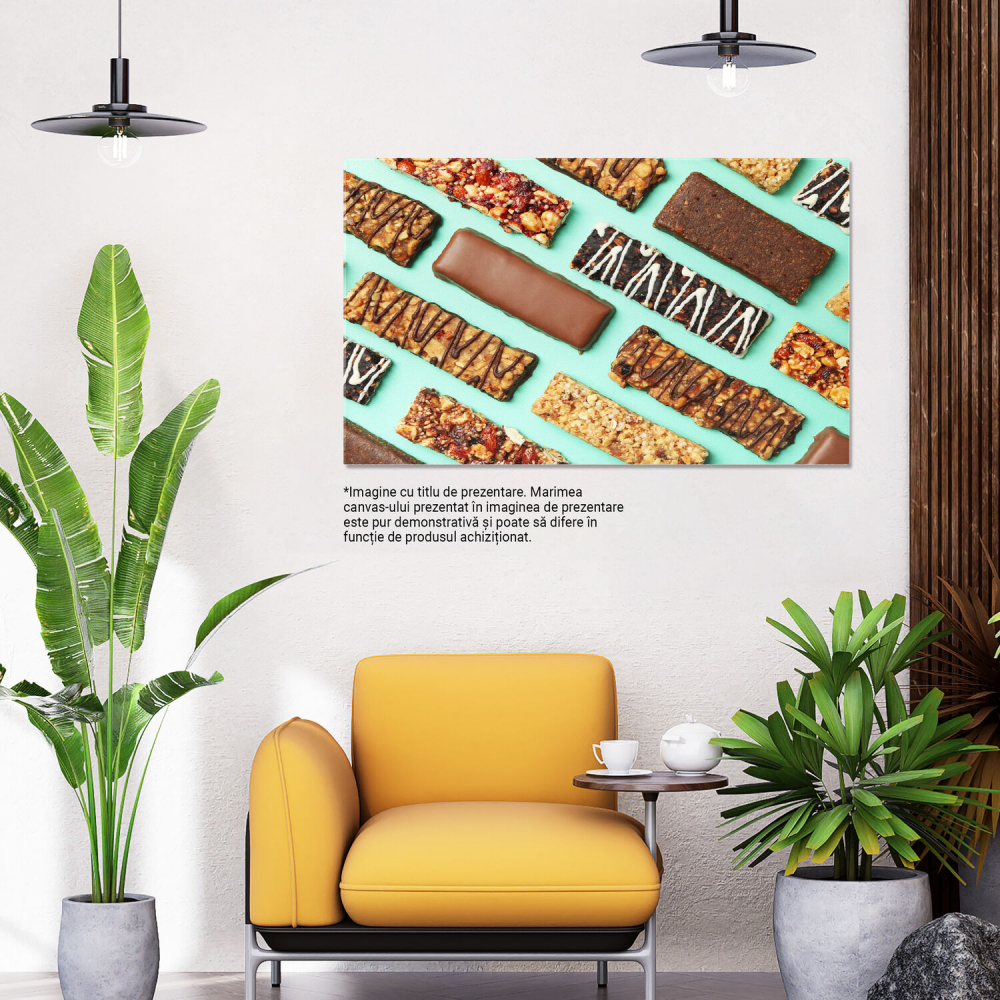 Tablou Canvas: Deserturi Gustoase și Muesli pentru Diminți Energizante, Marime 40x25CM [3]
