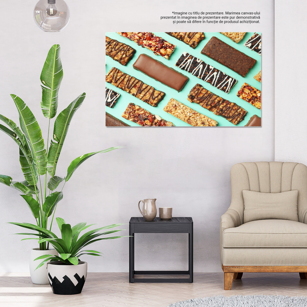 Tablou Canvas: Deserturi Gustoase și Muesli pentru Diminți Energizante, Marime 40x25CM [4]