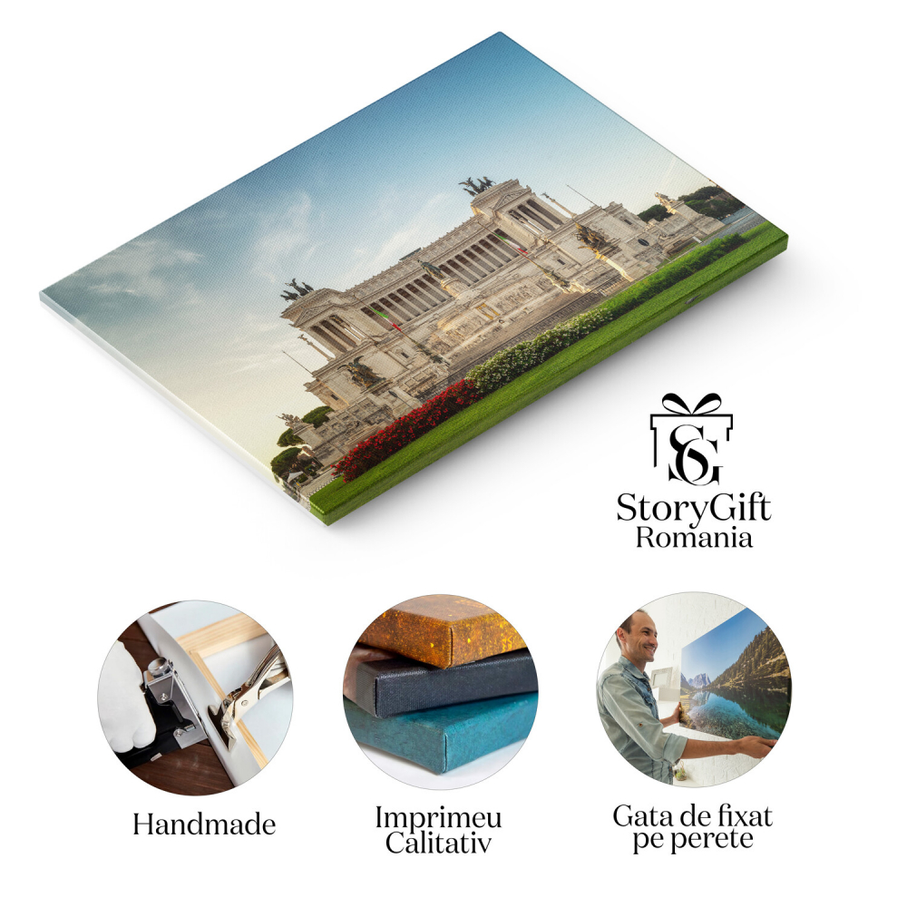 Tablou Canvas: Descoperind Istoria Romei - Călătorind în Trecut, Marime 40x25CM [2]