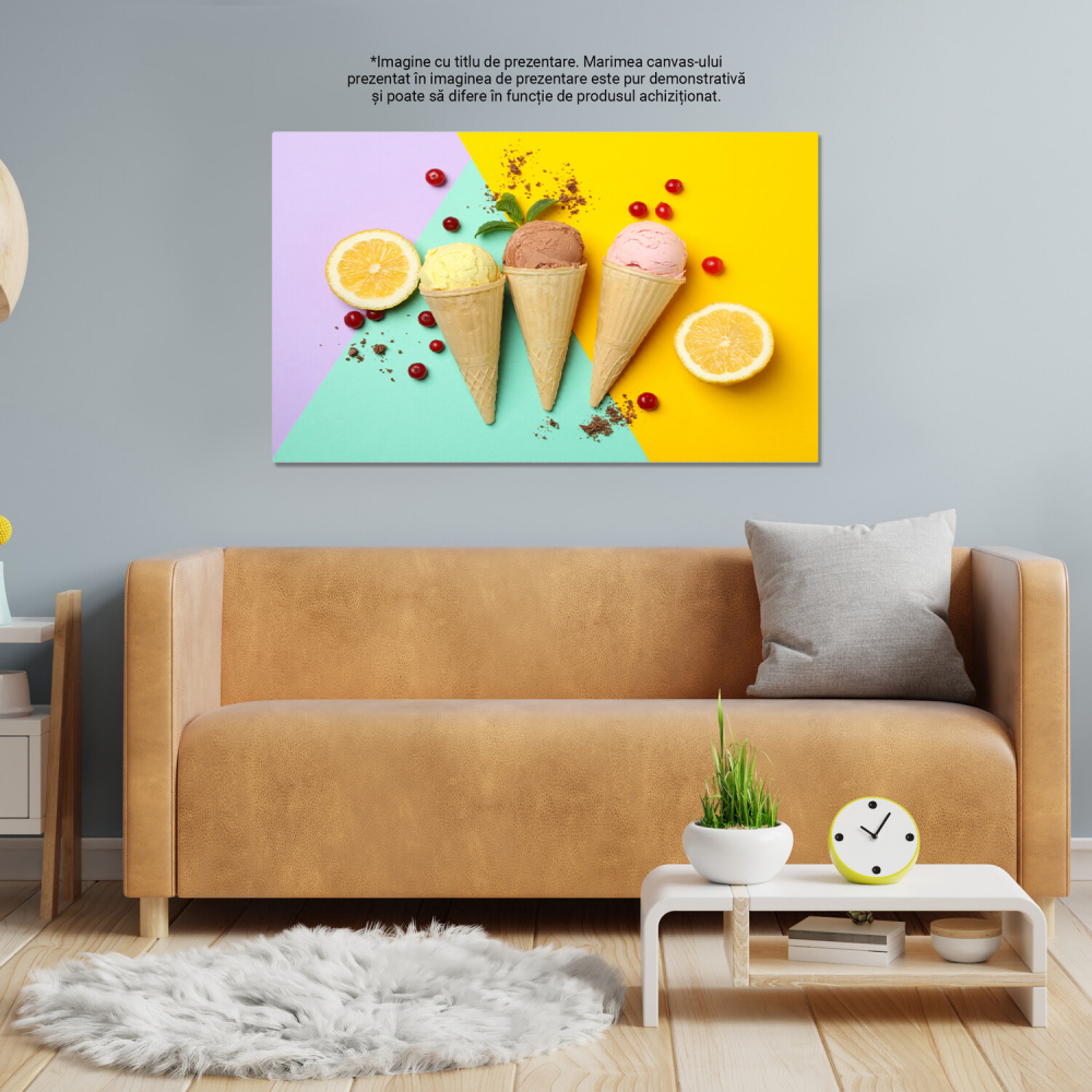 Desert Răcoritor de Vară - Gelato și Gofre, Marime 40x25CM [4]