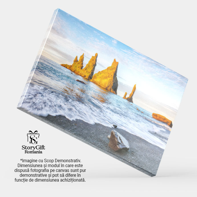 Tablou Canvas Destinatie Uimitoare Formatiunile Stancoase Troll Toes apa, cer, plaja, vara, calatorie. 991 40x25CM [4]