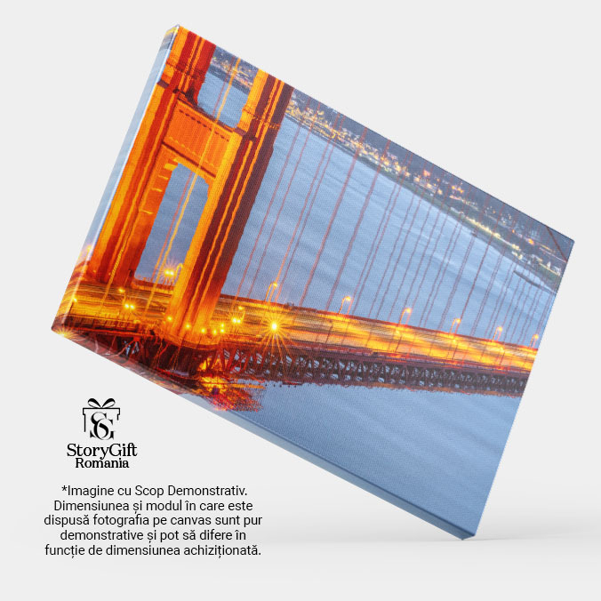 Tablou Canvas Detaliu al Podului Golden Gate in San Francisco arhitectura, pod, California, San Francisco, simbol 1648 40x25CM [4]