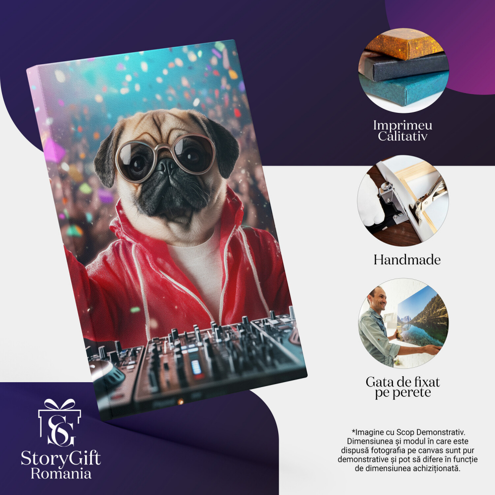 Tablou Canvas Personalizat DJ La Petrecere
Marime 40x25CM [4]