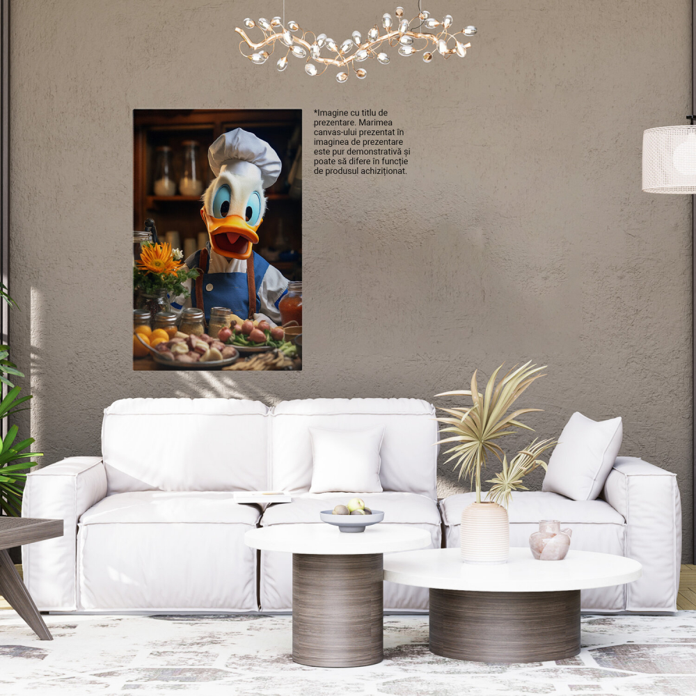 Donald Duck, Bucătarul Pasionat în Bucătărie, Marime 40x25CM [4]