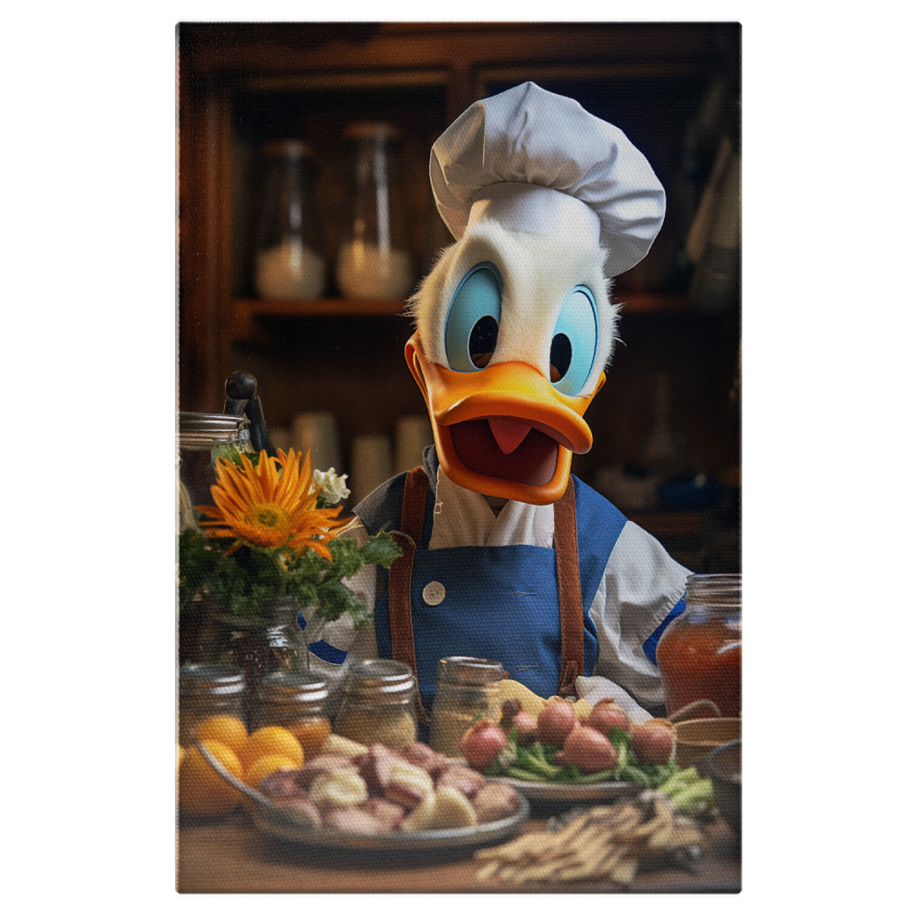 Donald Duck, Bucătarul Pasionat în Bucătărie, Marime 40x25CM [1]