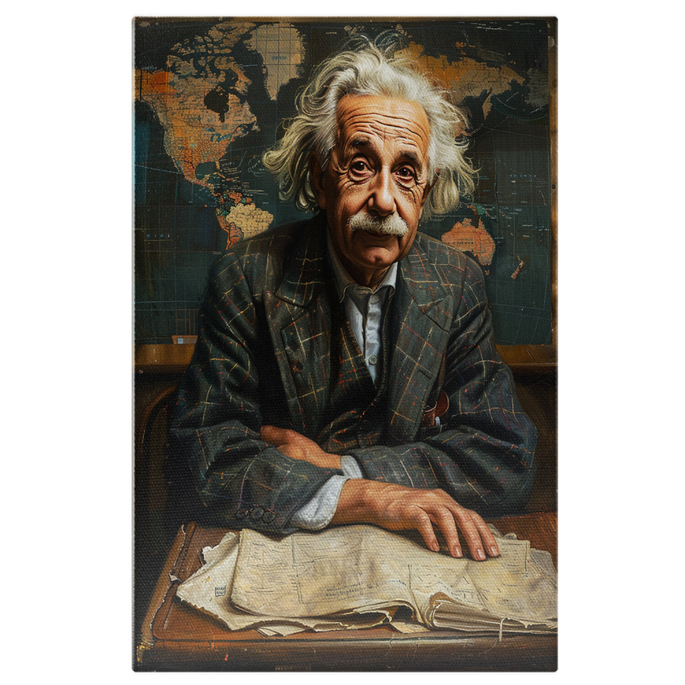 Ecoul Trecutului - Amintiri din Epoca de Aur cu Einstein și Splendoarea Vremurilor Trecute, Marime 40x25CM [1]