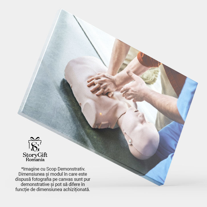 Tablou Canvas: Educatie Medicala si Salvare - Calea catre Siguranta si Bine 40x25CM [4]
