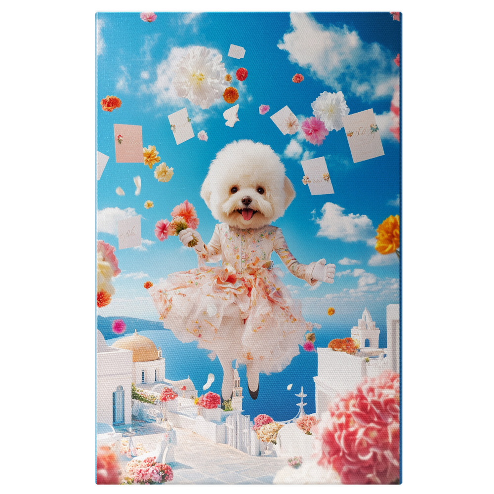 Tablou Canvas Personalizat - Animal în Ținută Colorată în Grecia
Marime 40x25CM [1]