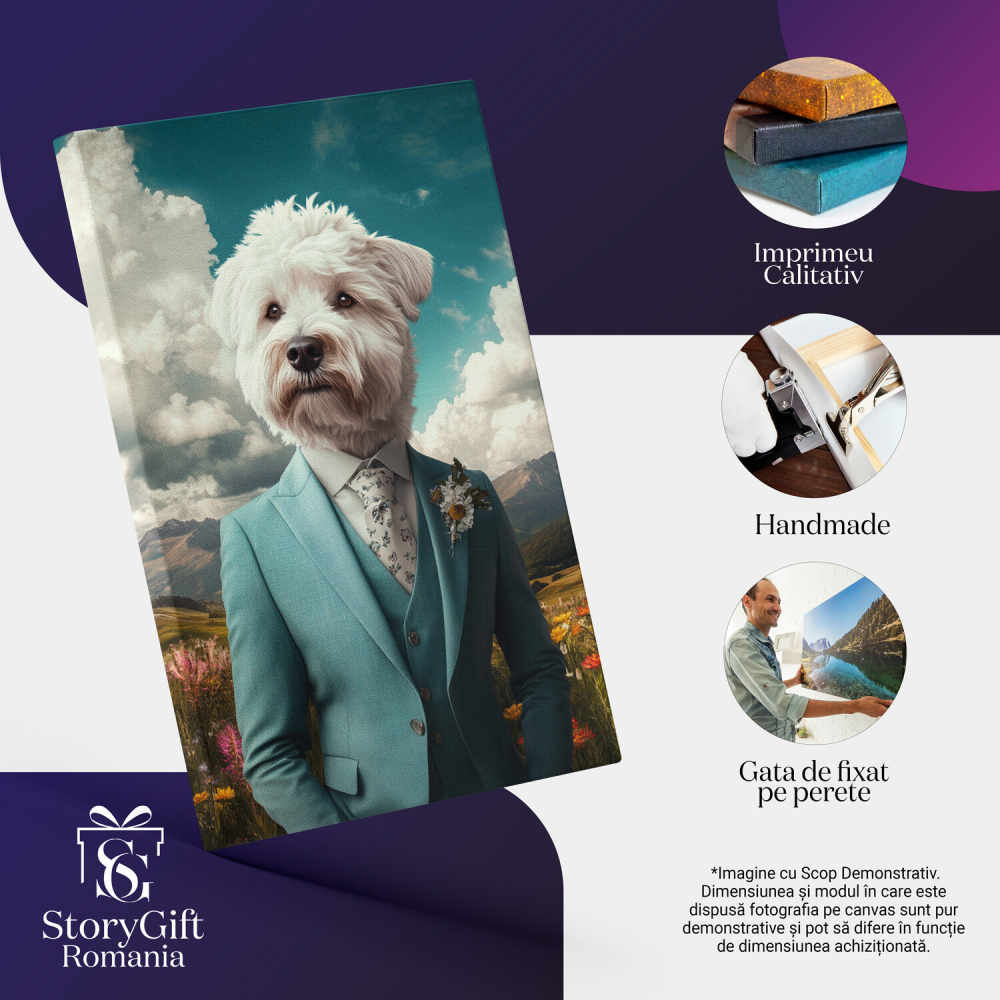 Tablou Canvas Personalizat Eleganță în Lanul de Flori
Marime 40x25CM [4]