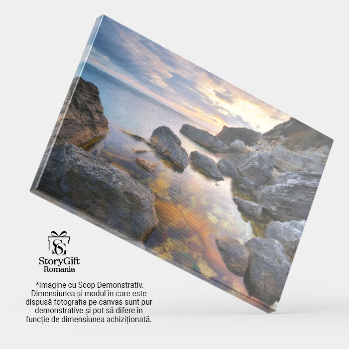 Tablou Canvas Eleganta si Refined la Apusul de Soare, apus, plaja, elegant, liniste, natura 768 40x25CM [4]