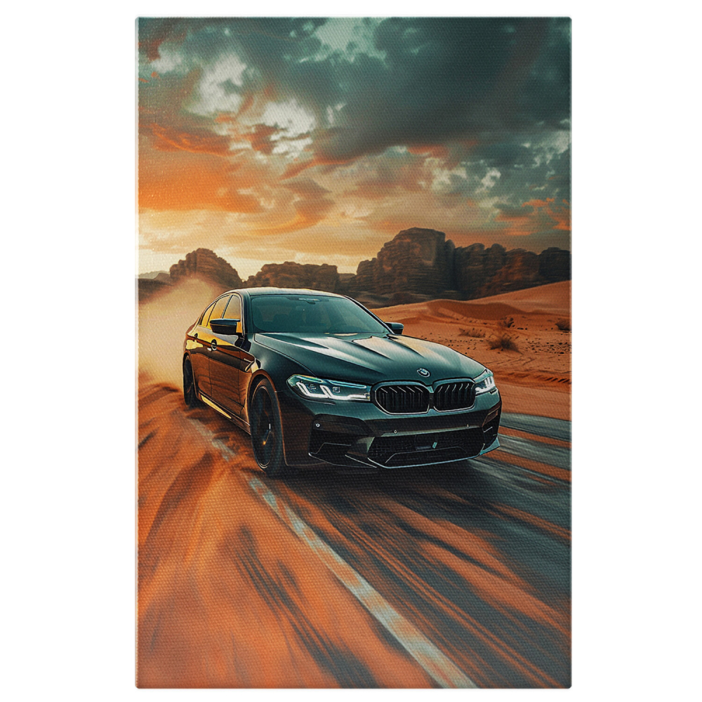 Tablou Canvas - Escapadă Prin Marele Canion cu BMW, Marime 40x25CM [1]