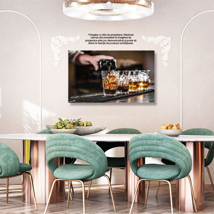 Tablou Canvas - Esenta Bauturii: Turnat, Mixologie, Arome Alcoolice 40x25CM [3]
