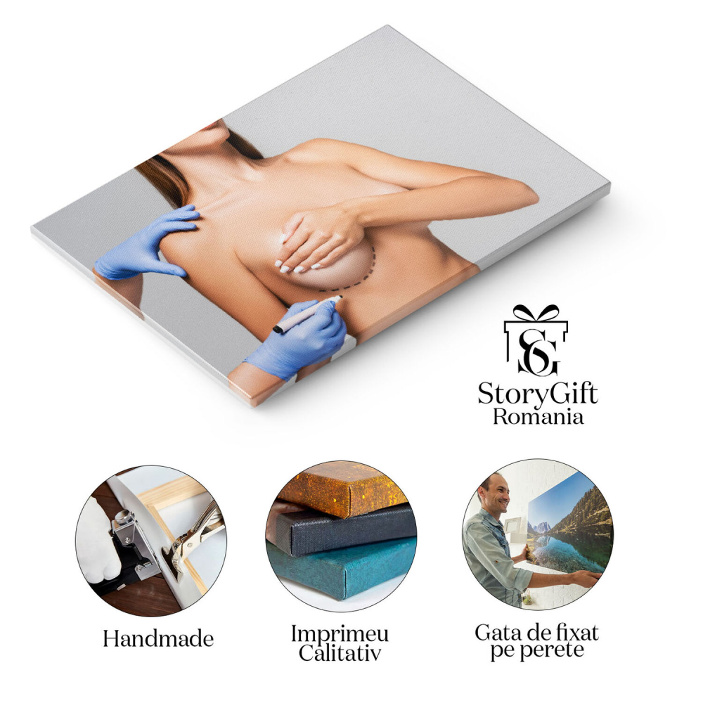 Tablou Canvas: Estetica corpului, chirurgie cosmetica, sanatate, profesionalism, marcare 40x25CM [2]