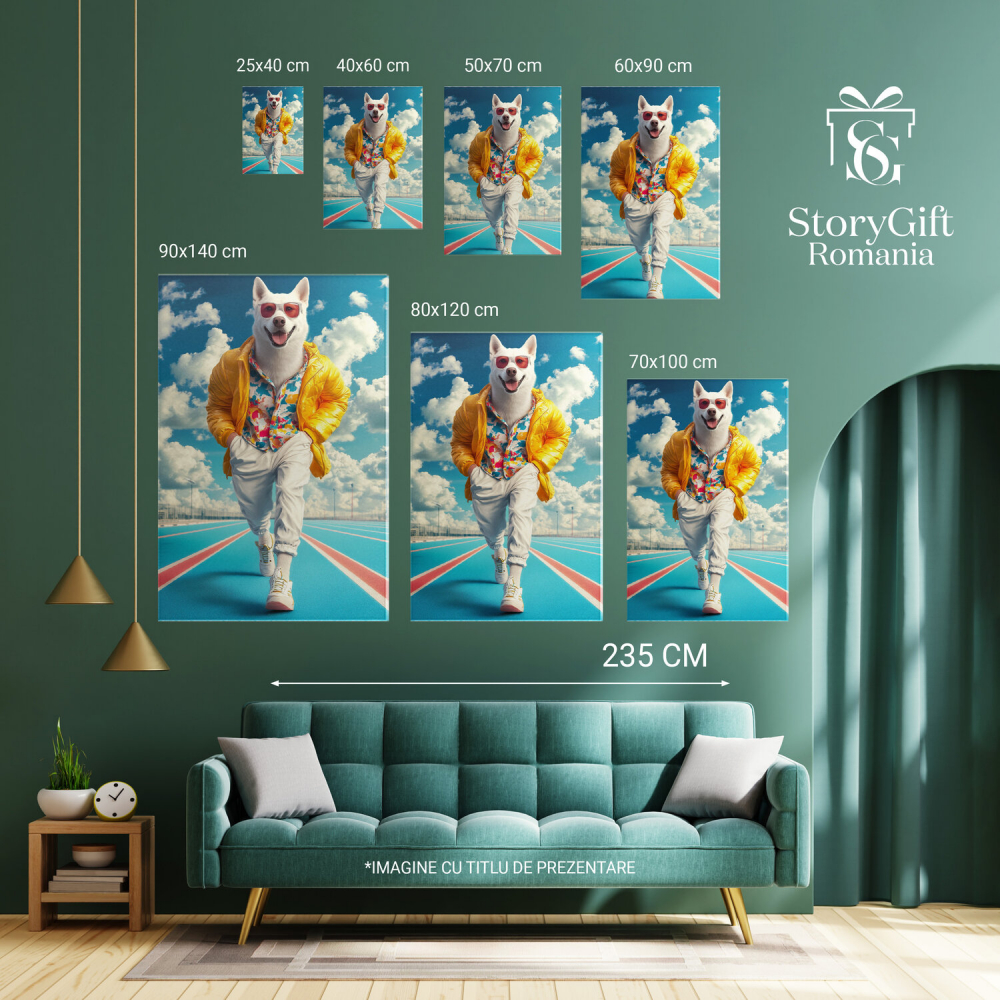 Tablou Canvas Ținută Colorată Pe Pistă de Alergare
Marime 40x25CM [6]