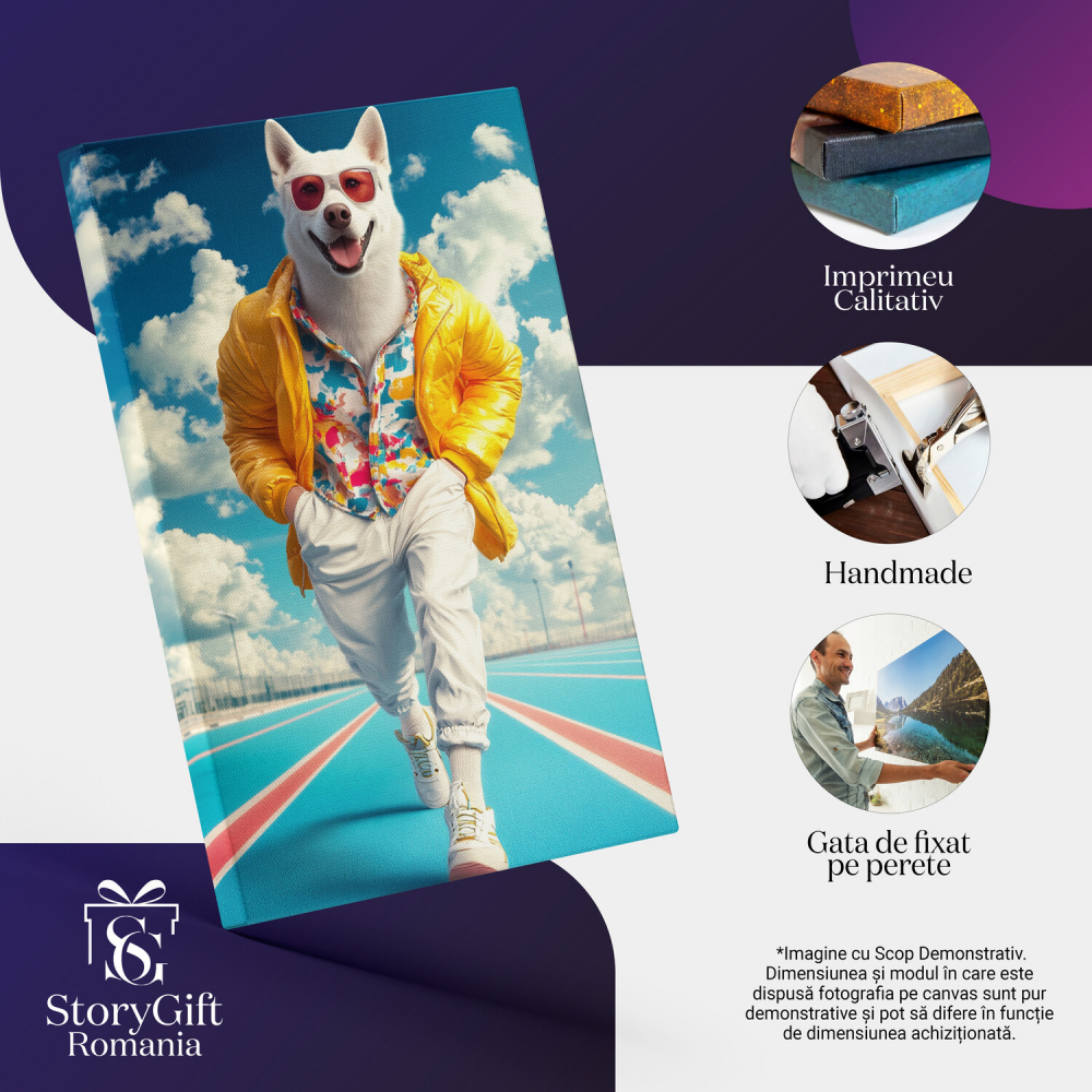 Tablou Canvas Ținută Colorată Pe Pistă de Alergare
Marime 40x25CM [4]