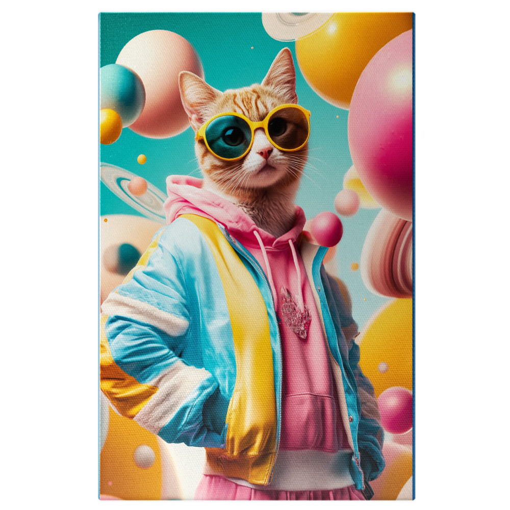 Fashion Stradal cu Lume Bizara și PlaneteMarime 90x60CM [1]