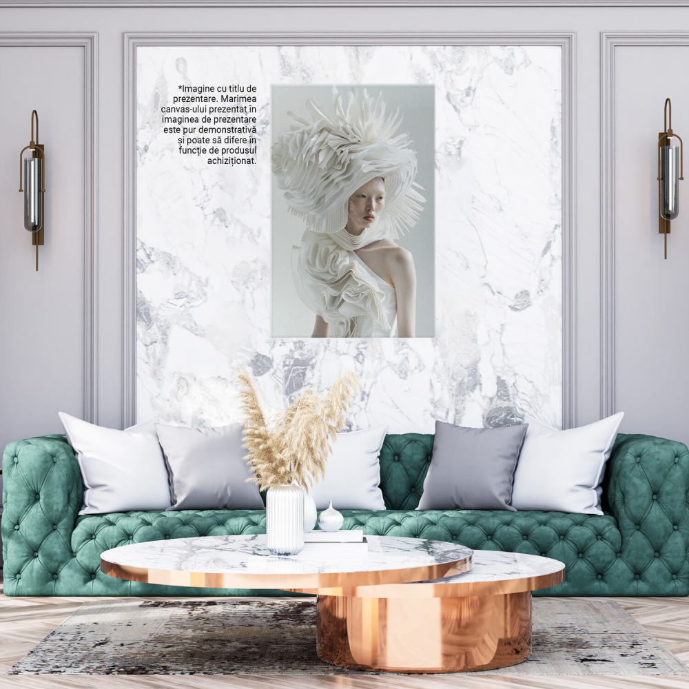 Fata cu Piele Albă și Chip Trist – Pictură Digitală, Marime 40x25CM [3]