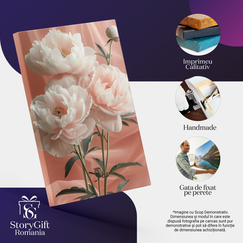 Tablou Canvas - Flori De Poveste - Petale Ce Deschid Portile Fanteziei, Marime 60x40CM [2]