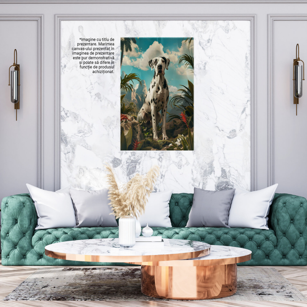 Forța Munților din Junglă - Dalmatian Admirând Vegetația, Marime 40x25CM [3]