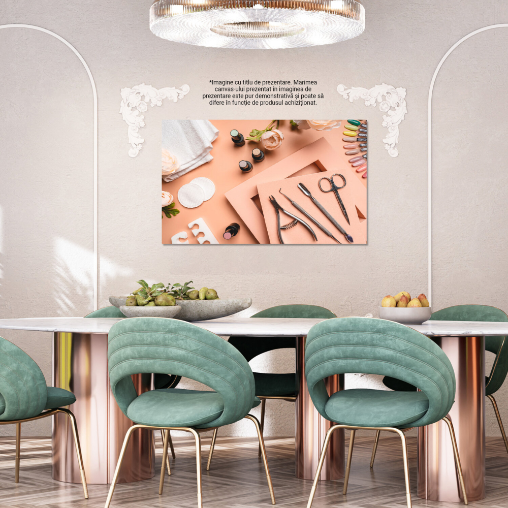 Tablou Canvas Frumusețe la Vârfurile Degetelor - Decor Profesional pentru Saloane, Marime 40x25CM [4]