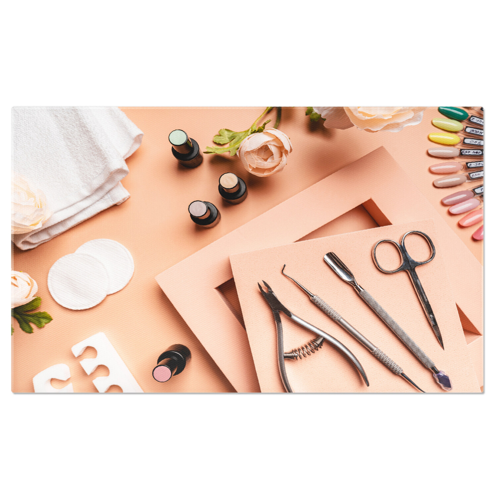 Tablou Canvas Frumusețe la Vârfurile Degetelor - Decor Profesional pentru Saloane, Marime 40x25CM [1]