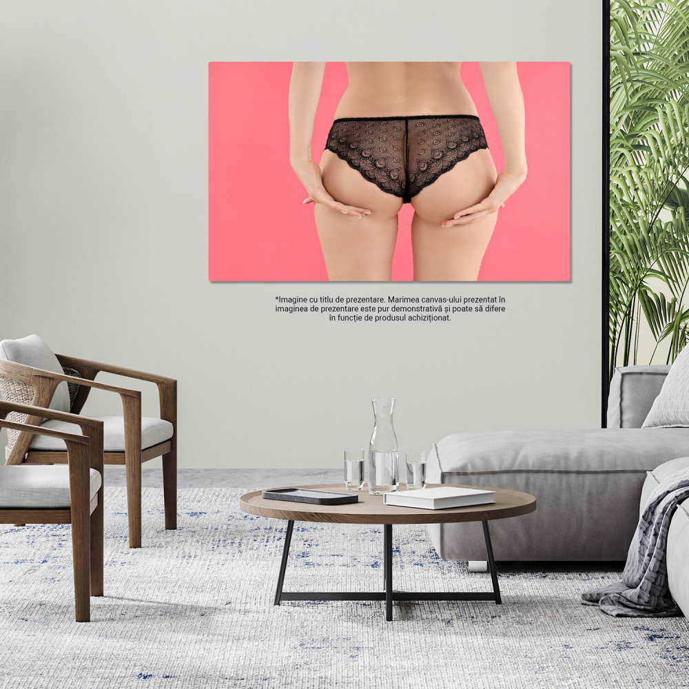 Tablou Canvas Frumusețe și Eleganță: Siluete de Vis în Bikini, Marime 40x25CM [4]