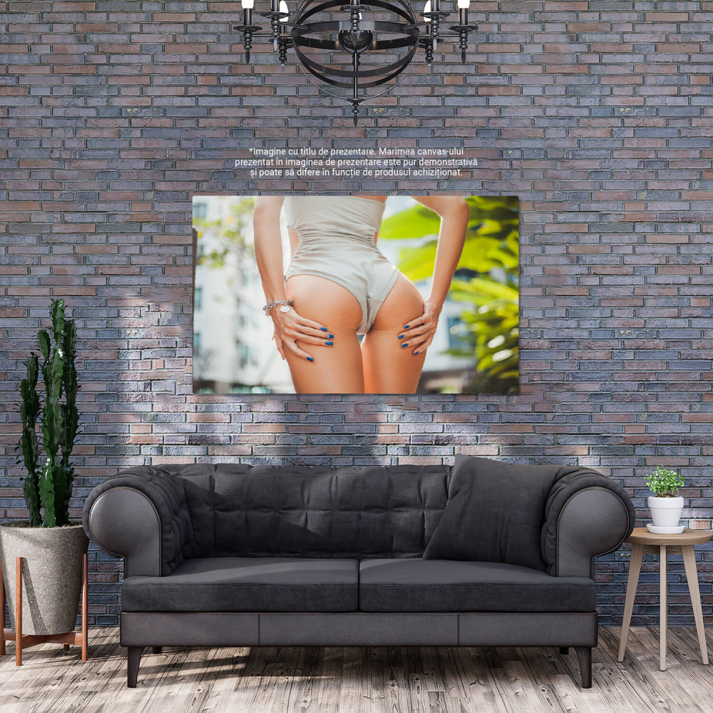 Frumusețea Feminină: Detaliu Seducător din Spate, Marime 40x25CM [4]