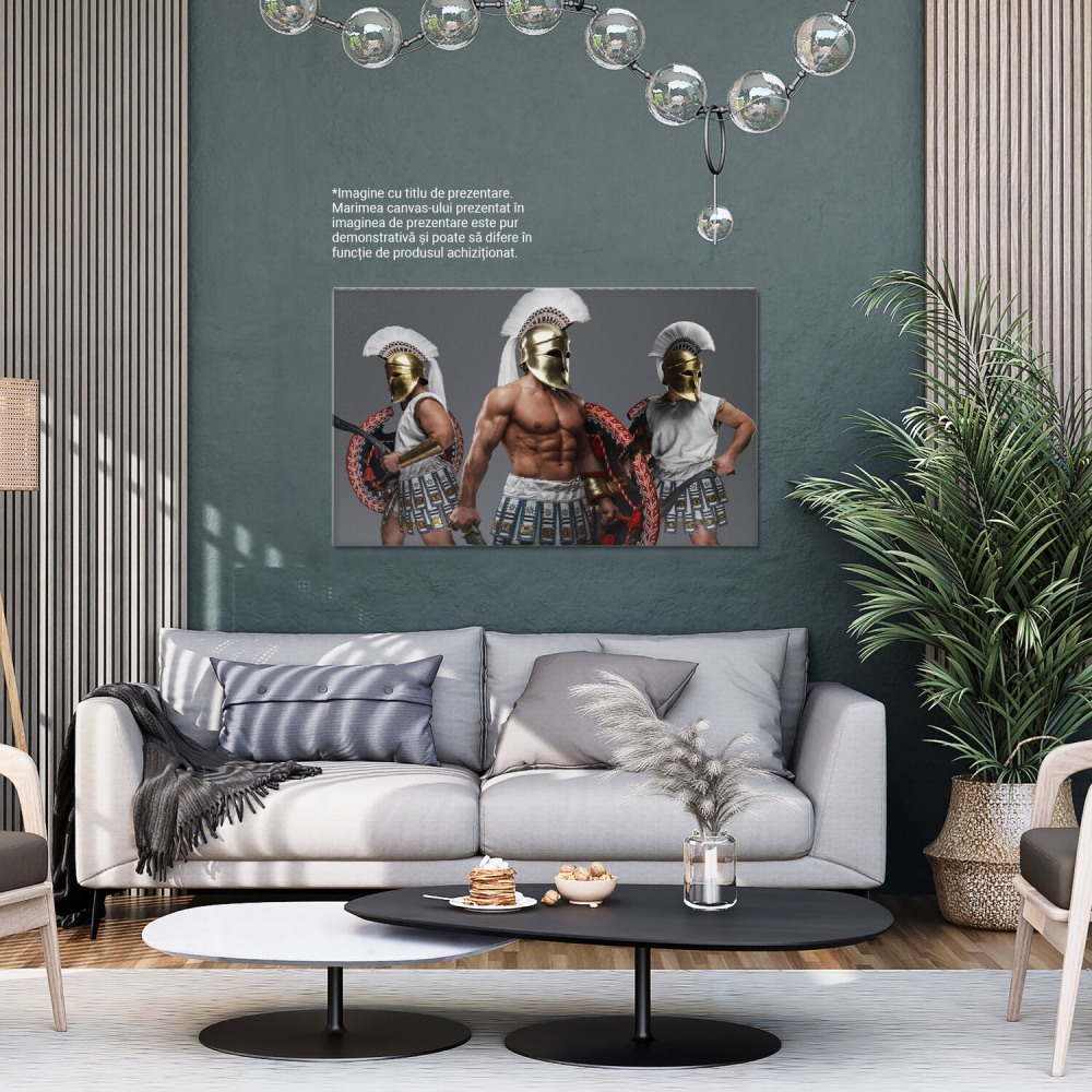 Tablou Canvas: Gladiator Roman în Luptă, Marime 40x25CM [4]