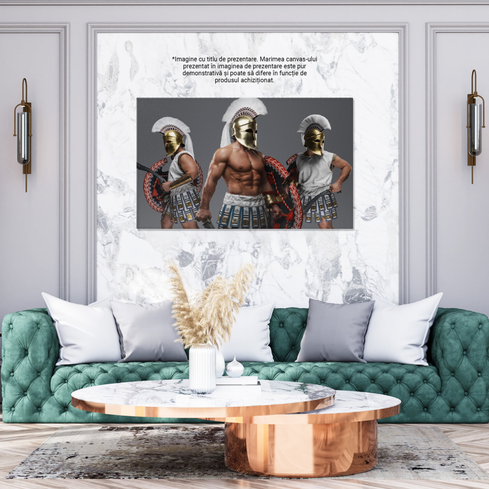 Tablou Canvas: Gladiator Roman în Luptă, Marime 40x25CM [3]