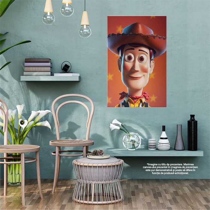 Tablou Canvas:  Imagine cu un Barbat Cowboy - Fotografie Artistica si Animatie Cowboy Pictura Digitala 40x25CM [2]