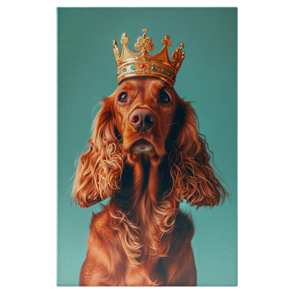 Tablou Canvas Imagine Simplistă a Setterului Irlandez, Marime 40x25CM [1]