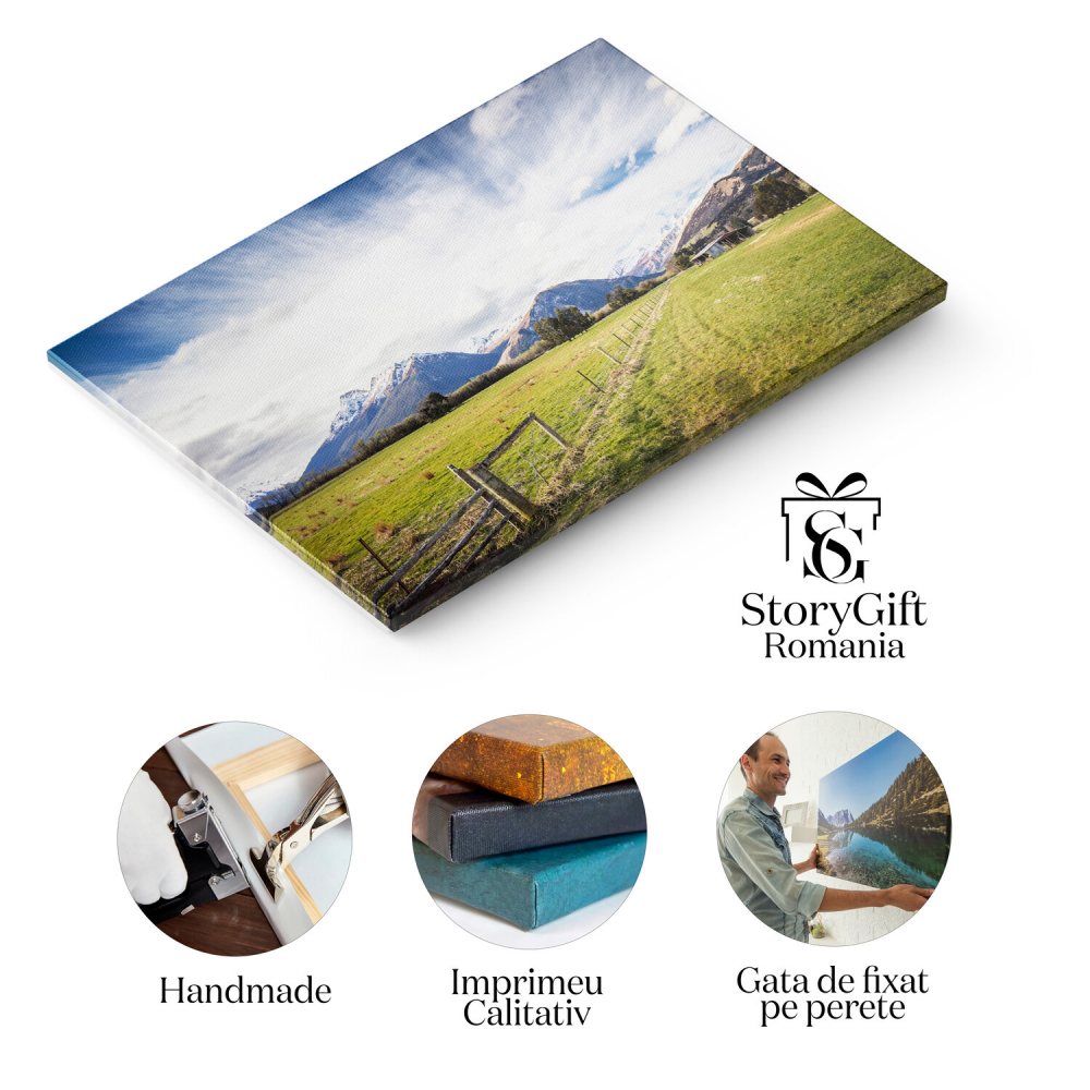 Peisaj Idilic din Glenorchy, Noua Zeelandă la Dusk, Marime 40x25CM [2]